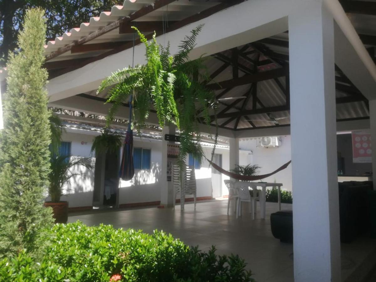 Hotel San Juan Plaza San Juan del Cesar Bagian luar foto